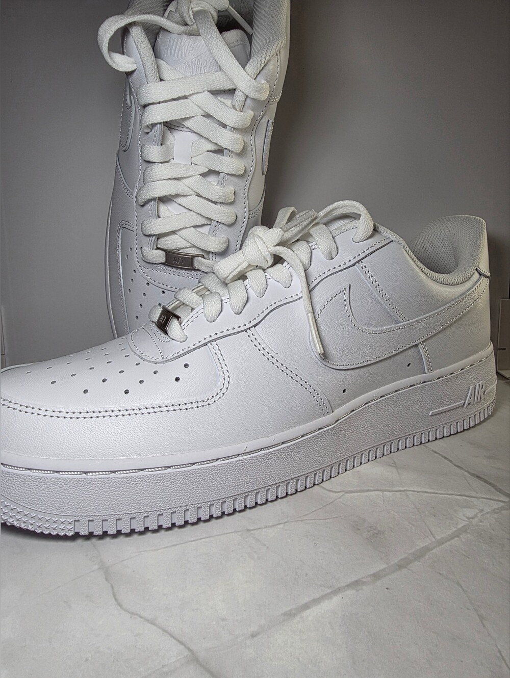 Nike Air Force 1 '07 Triple White Mens 11.5 Womens 13 New With Box